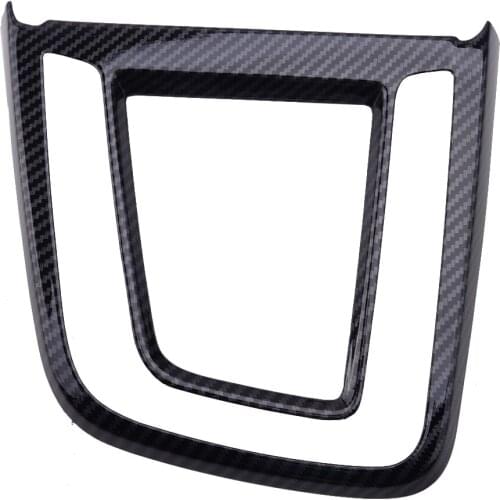 Carbon Fiber Style Car Console Gear Shift Box Control Panel Trim Cover Fit for Hyundai Elantra 2017 2018 2019 2020 LHD