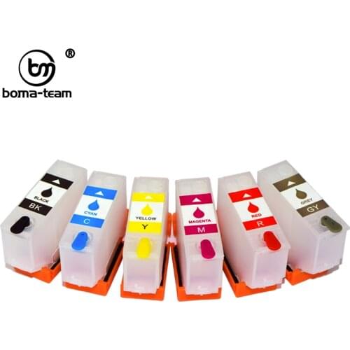 Japan SOR SORBK SORC SORM SORY SORR SORGY 6Color Refillable Ink Cartridge For Epson EP-50V EP50V EP 50V Printers With Chip