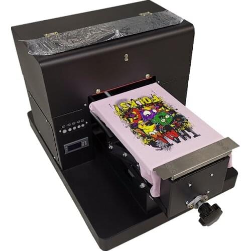 L800 A4 Digital Direct to print garment printer T-Shirt Flatbed printer
