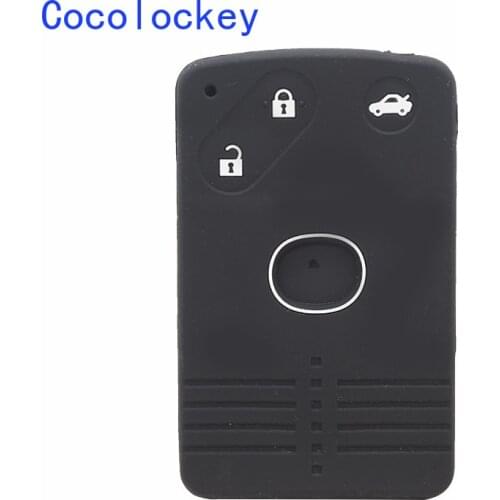 Cocolockey 3 Buttons Silicone Car Key Cover Shell fob Case For Mazda 3 5 6 8 M8 CX-7 CX-9 Smart Key Card Skin Jacket Protecter