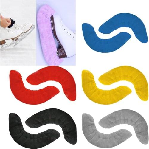 Ice Skates Blade Cover Soaker Blotters Jacket Figure Hockey Skate Blade Cover for Kids Adults Figure Skate