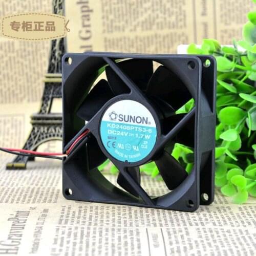 KD2408PTS3-6 Original FOR SUNON Built DC24V Axial Flow Fan Cooling Fan 8025 Radiator