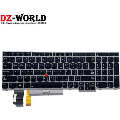 New Original ARA Arabic Keyboard for Lenovo Thinkpad E580 E585 E590 E595 T590 P53S L580 L590 P52 P72 P53 P73 Laptop 01YN705