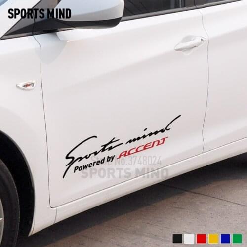 Customizable Automobiles Vinyl Body Car Sticker Decal Car Styling Exterior Accessories For Hyundai Accent Accessories