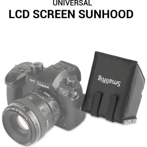 Nylon LCD Screen Sunhood Sunshade for DSLR Cameras and Camcorders for Panasonic Lumix GH5 / GH4 / G85 / G7 / GX8