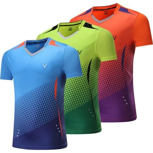 New sport shirt Tennis shirts Men, Badminton shirts Male , table tennis tshirt , Running exercise training tshirt sportswear