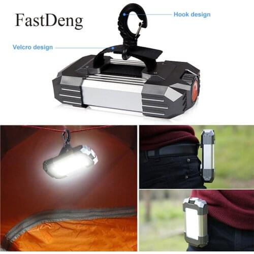 Portable Camping Light 15W LED Camping Lantern Tents Lamp 6000 mAh Power Bank Outdoor Hiking Night Hanging lamp USB Rechargeable