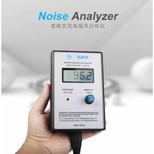 OLED Display Mains Noise Tester EMI Measuring Instrument Broadband AC Power Supply Ripple Analyzer Line EMI Meter