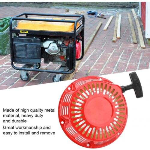 Pull Start Starter Fit for GX240 GX270 8HP 9HP 173F 3.5kw Gasoline Generator Generator Parts