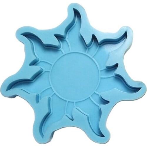 Crystal Epoxy Resin Mold Coaster Casting Silicone Mould DIY Crafts Cup Mat Tool 54DC