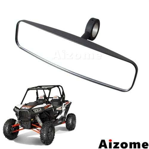 For Yamaha Honda Arctic Cat UTV Wide Mirror 1.75" Roll Bar Rear View Mirror For Polaris Ranger RZR 800 1000 XP XP Accessories