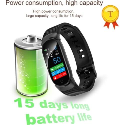 2019 Long Standby Wrist band Smart Bracelet Heart Rate Sleep Monitor Steps Smart Band Waterproof Fitness Tracker Call reminder