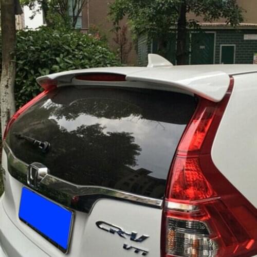Use For Honda CRV 2012-2016 Year B Style Spoiler ABS Plastic Carbon Fiber Look Rear Trunk Wing Car Body Kit Accessories