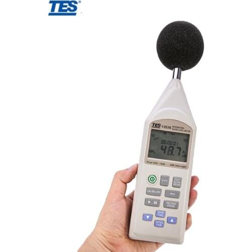 TES-1353S Noise Meter leq sound level meter USB interface