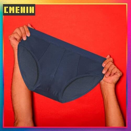 CMENIN New Polyester Jockstrap Underwear Man Brief Soft Innerwear Gay Sexy Mens Panties Briefs Men Underpants Masculina CM808
