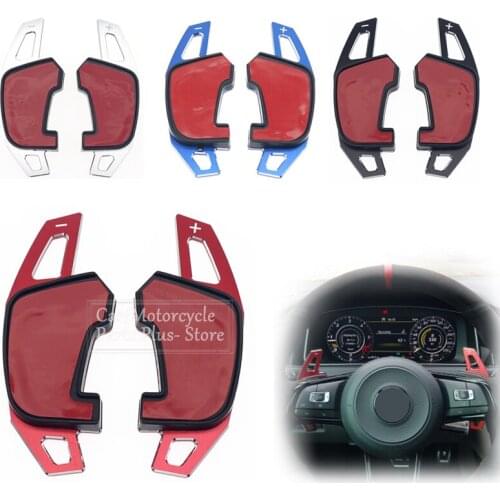Pair Steering Wheel Shift Paddle Extension Shifter For Volkswagen Golf MK7 GTI 7 R GTE GTD Polo Scirocco Sagitar GLI Lamando GTS