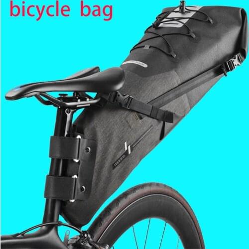 Waterproof Bike Saddle Bag Reflective Large Capacity Foldable Bicycle Tail Rear Bag Cycling MTB Trunk Backpack Bike Accessories