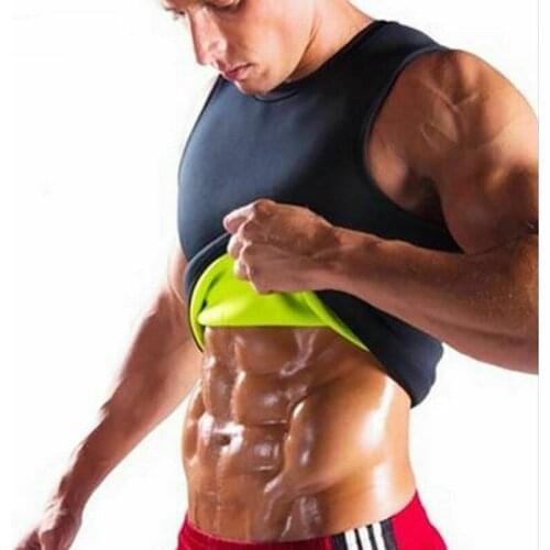 High Quality Men Shapers Neoprene Vest Sauna Ultra thin Sweat Shirt Body Shaper slimming Corset Mens Underwear Fitness Shapers