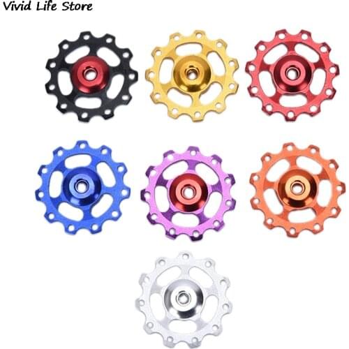 Aluminum Alloy MTB Bicycle Rear Derailleur Pulley Jockey Wheel Road Bike Guide Roller Idler Part Cycling Accessory