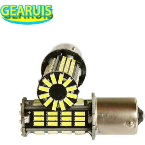 100pcs New S25 P21W 1156 BA15S 72 SMD 4014 led 1157 BAY15D Bulb Light Turn signal Parking Backup Brake Bulb Lamp White
