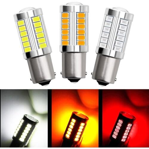 1x Canbus For 5w 1156 BA15S P21W 1157 P21/5W BAY15D Brake Light Car Led light 3157 P27/7W Auto Reverse Lamp 12V 5w Vehicle Bulb