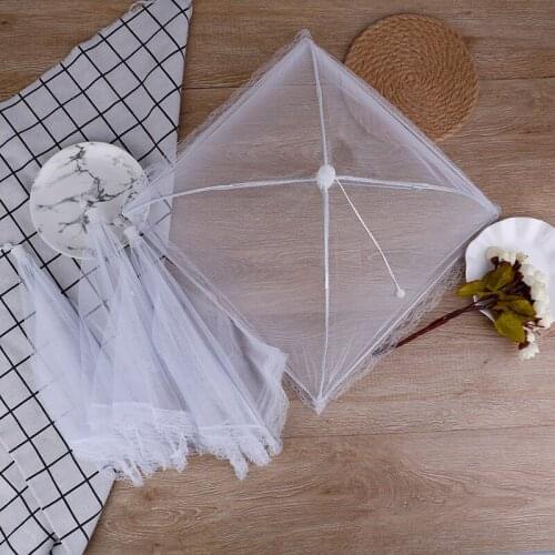 4/1Pcs Pop Up Mesh Food Protector Screen Food Covers Large Pop-Up Mesh Screen Protect Food Cover Tent Dome Net Umbrella Picnic