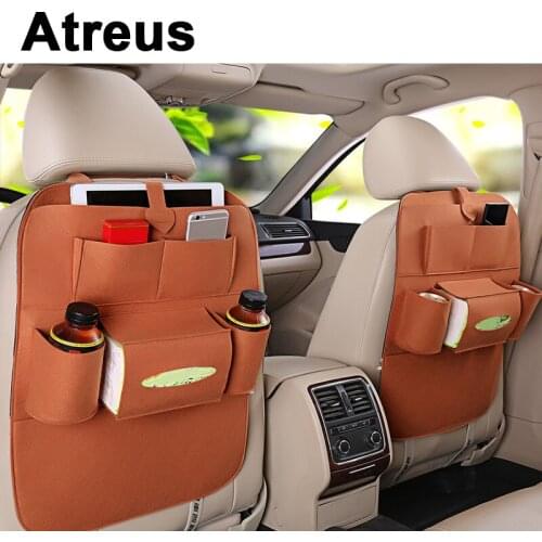 Atreus 1X For BMW e46 e39 e60 e36 Mini cooper Audi a4 b6 a3 a6 c5 b8 b7 Car Styling back seat storage bag backpack Accessories