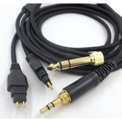 3.5 6.35 mm jack Audio Cable For Sennheiser HD580 HD600 HD650 HD545 HD425 HD440 HD442 HD490 HD520 HD530 HD540 HD660s HEADPHONES