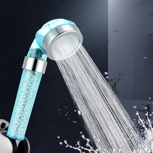 Zhang Ji High Quality Anion SPA Rain Shower Head Water Saving Bath ABS High Pressure Handheld Water Filter Sprayer Shower Head