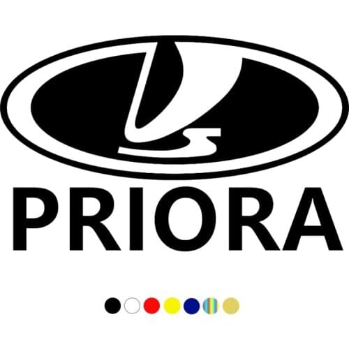CS-1124#16/22 cm LADA PRIORA funny car sticker vinyl decal for auto car stickers styling on bumper for Lada Priora choose color