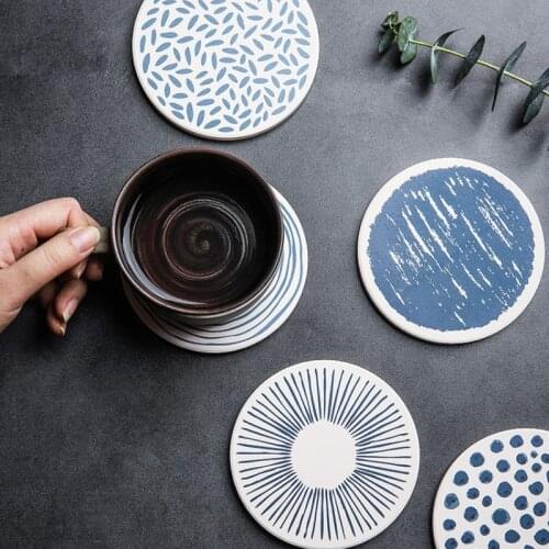 Ceramic Tableware Insulation Mat Coaster Cup Heat-insulated Bowl Placemat Home Decor Desktop Insulation Non Slip 1PC