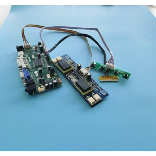 Kit for LM190E08 TL Controller Board HDMI+DVI+VGA LCD Audio panel 4 lamps 30pin driver board moitor 1280X1024 19"