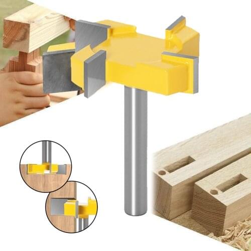 1/2‘’ Shank Groove Router Bit Workshop Equipment Carpenter CNC Spoilboard Woodworking Tools Milling Cutter For Wood