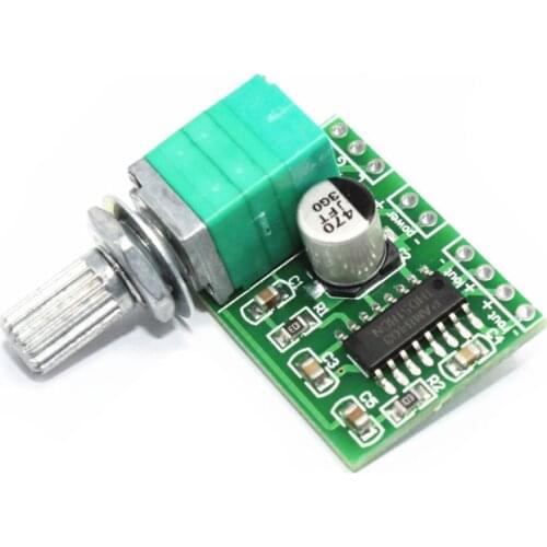 5pcs Mini PAM8403 Amplifier Module DC 5V 2 Channel USB Digital Audio Amplifier Board 2*3W Volume Control With Potentionmeter