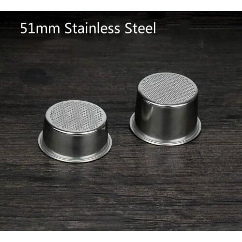 51mm 2/4 Cups Filter Replacement Filter Basket for Coffee Bottomless Portafilter for Delonghi EC680/EC685 Espresso Machine Parts