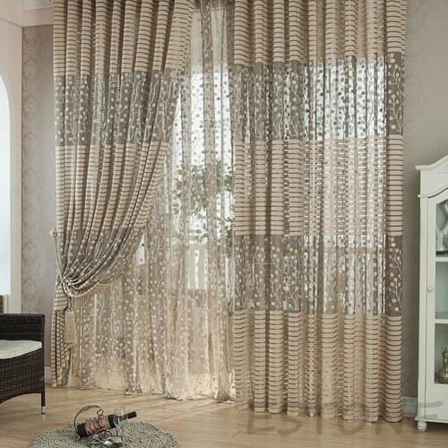 P82C Modern Room Tulle Door Window Curtain Balcony Drape Panel Sheer Scarfs Valances