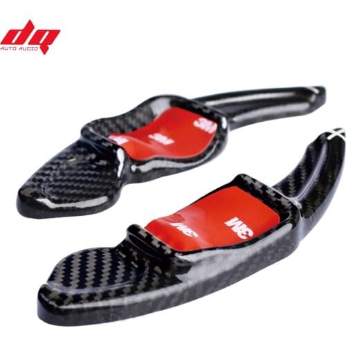 New 2pcs High Quality Carbon Fiber Steering Wheel Shift Paddle Shifter Extension For Volksvagen CC