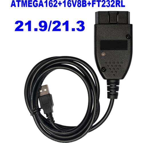 VAG COM 20.12.0 VAGCOM 21.3.0 hex Can USB Interface FOR VW AUDI Skoda Seat VAG 20.4.2 Czech English ATMEGA162+16V8+FT232RL