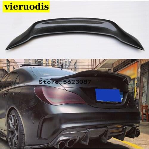 CLA Class Carbon Fiber Rear Spoiler Trunk Wings for Mercedes Benz CLA45 W117 C117 CLA 200 250 260 Sedan 2013-2018