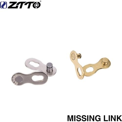 ZTTO Bicycle Chain Master Link 11 Speed 10 Missing Link 8s 9s Chain Quick Link 10s 11s Silver Gold Fit for MTB Road Bike 1 Pair