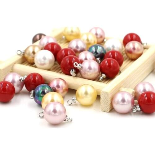 3pcs/lot Shell Pearl Button Child Fur Shirt Cardigan Sweater Decoration Button Jewelry Button Pendant Accessories 10mm