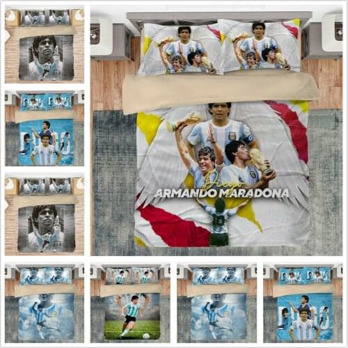 Maradona Home Textile Pillow Case 3D Bed Linen Duvet Covers Comforter Bedding Sets Bed Set Home Decor Bedding