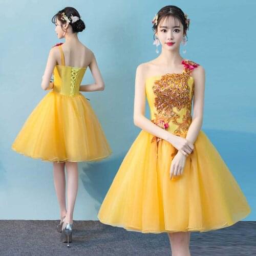 Женские платья на одно плечо Gryffon China At AliExpress