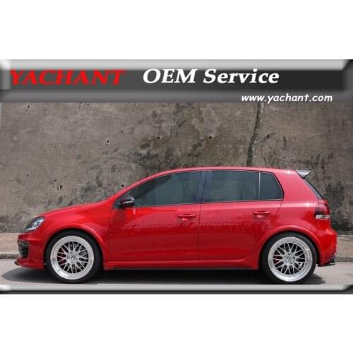 FRP Fiber Glass Bodykit Fender Kit 8Pcs Fit For 2009-2012 Golf MK6 GT R20 RZ RAZOR Style Fender Flares