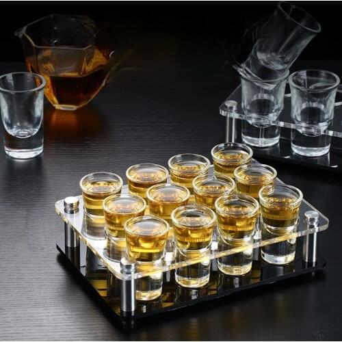 Kitchen Shot Glass Barware Party Tool Sets Cocktail 24 Pcs Set Barware Mojito High Quality Vaso Chupito Bar Accessories EI50BW