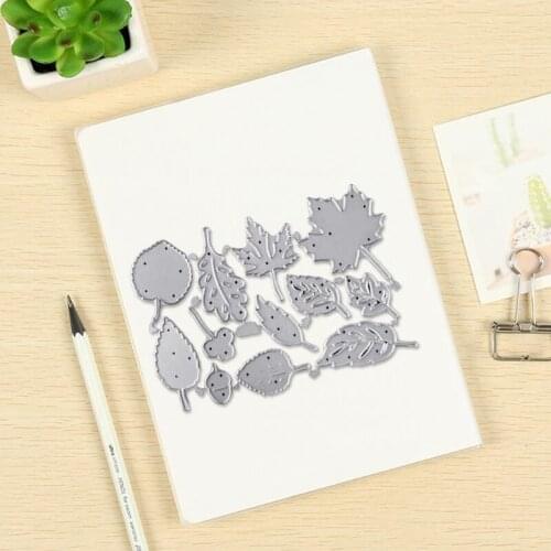 50LB Thanksgiving Maple Leaf Metal Cutting Dies Stencil DIY Scrapbooking Album Paper Card Template Mold Embossing Craft