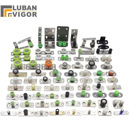 Custom link ,800pcs Folding door pulley, Sliding doors lower rail Position guide pulley ,Limit guide bottom wheel