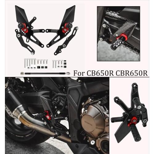 MtkRacing for cb650r cbr650r cb650r cbr650r high rear pedal for motorcycle articulated pedal system 2019-2020
