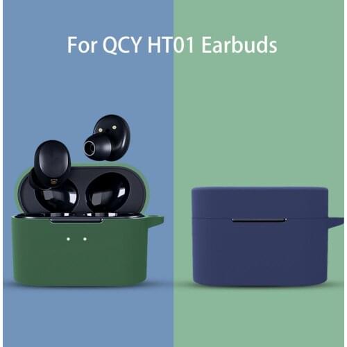 For QCY HT01 Bluetooth Earphone Headset Protective Case Soft BagCase Cover Noise Reduction Soft Case New
