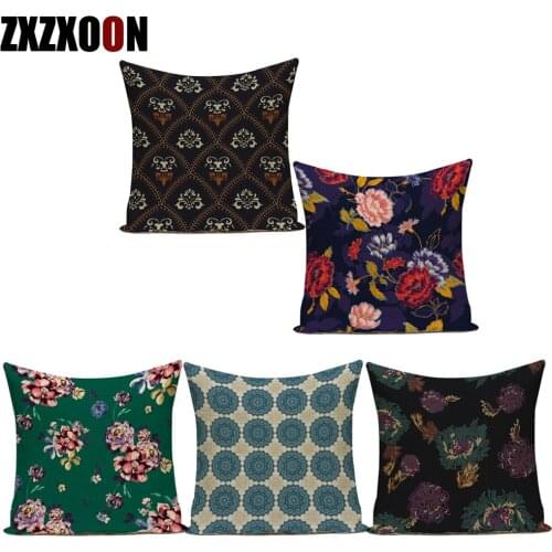 Nordic Style Decorative Pillows Case Geometric Flower Circle Pillow Cushion Cover for Sofa Home Living Room Almofadas Pillowcase